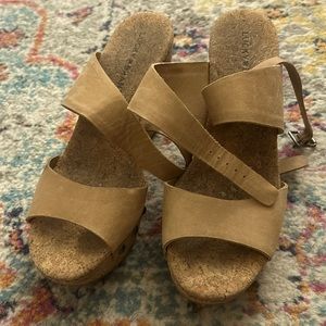Lucky Brand Cork Wedges